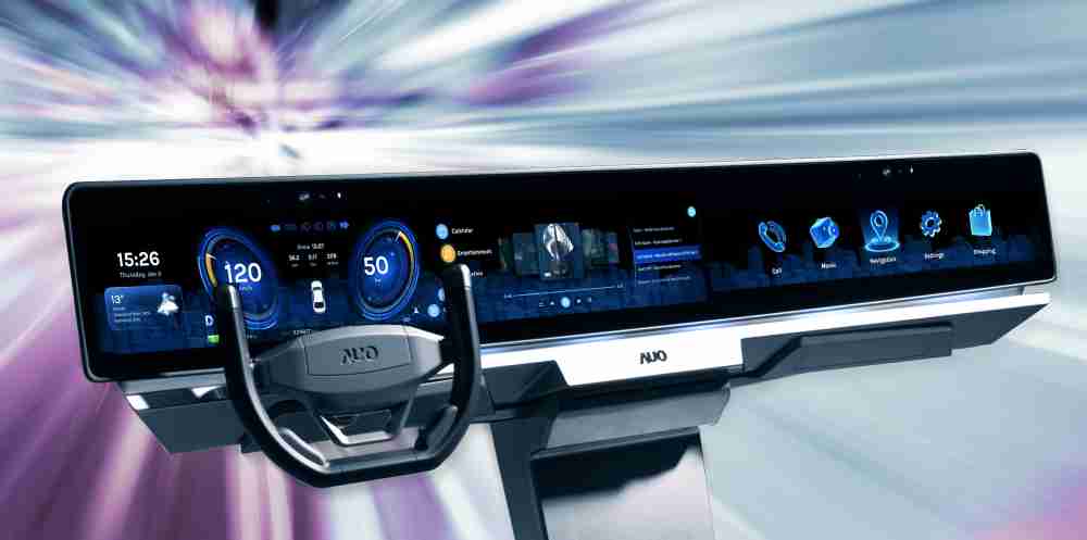 万利开拓前瞻显示技术创新应用，，，结合优异整合设计能力，，开发智能车载FIDM Plus一体化显示方案，，让驾驶操作与车内娱乐体验再进化